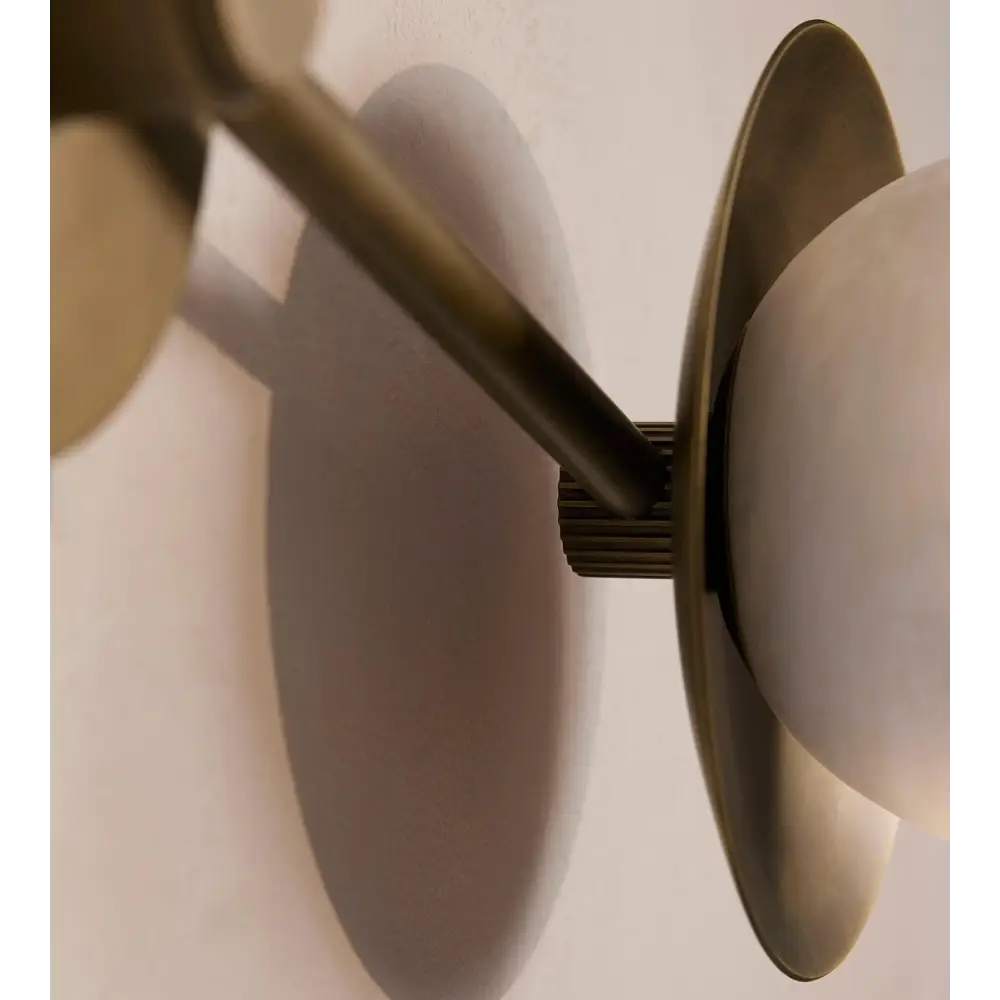 Alabaster Double Wall Sconce - Image 3
