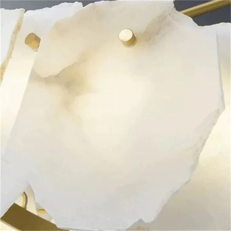 Alabaster Flakes Linear Chandelier -Rod - Image 3