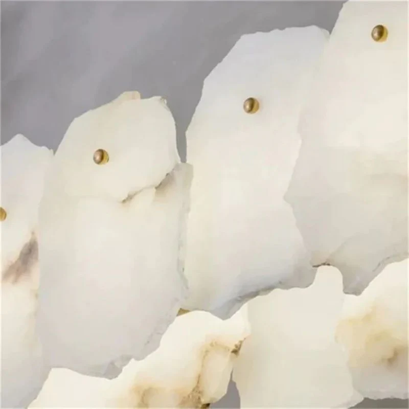 Alabaster Flakes Linear Chandelier -Rod - Image 5