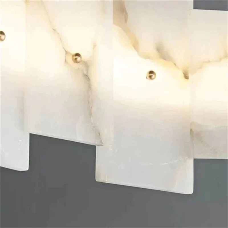 Alabaster Flakes Round/Oval Chandelier - Image 9