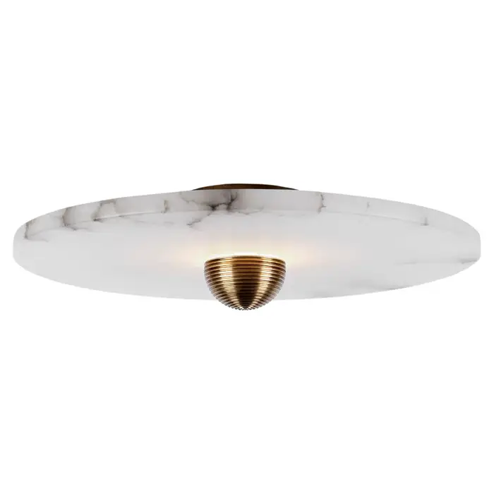 Median Alabaster Flush mount Wall Sconce - Image 3