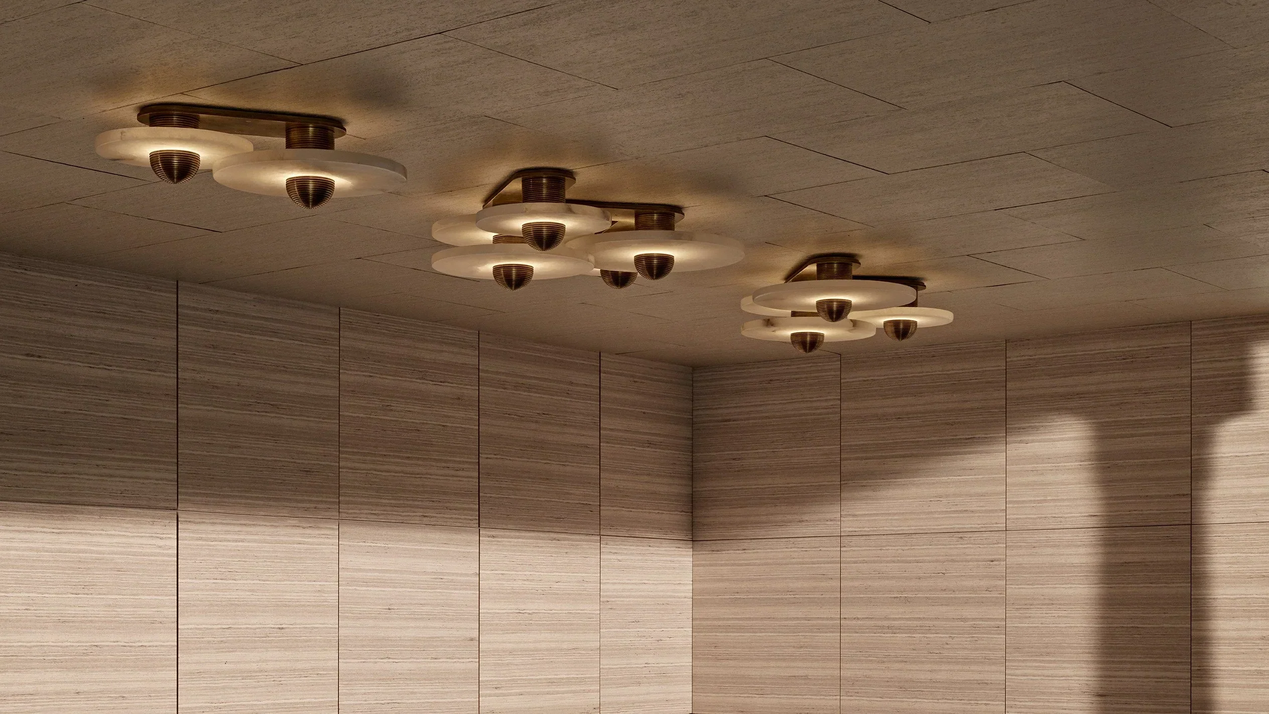 Median Alabaster Flush mount - 2 Surface - Image 13