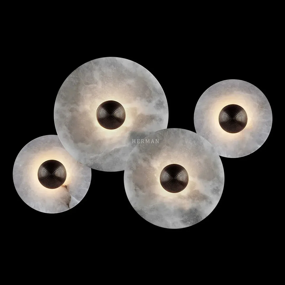 Median Alabaster Flush mount - 4 Surface - Image 10