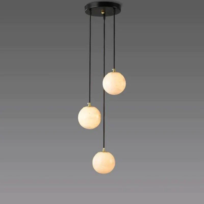 Alabaster Global Staircase Chandelier - Image 2