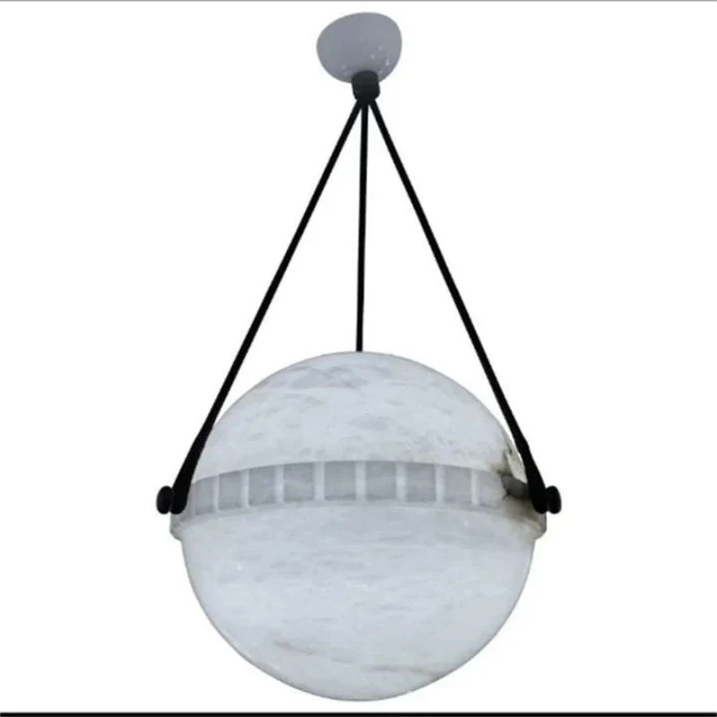 Alabaster Globe Pendant Light - Image 7