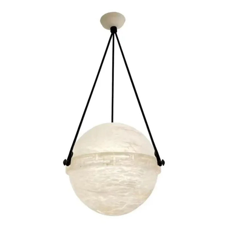 Alabaster Globe Pendant Light - Image 9