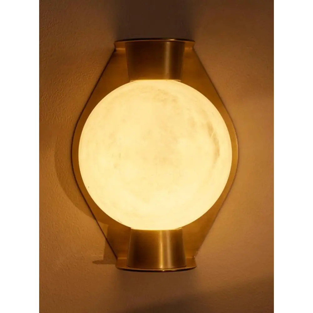 Alabaster Globe Wall Sconce - Image 3