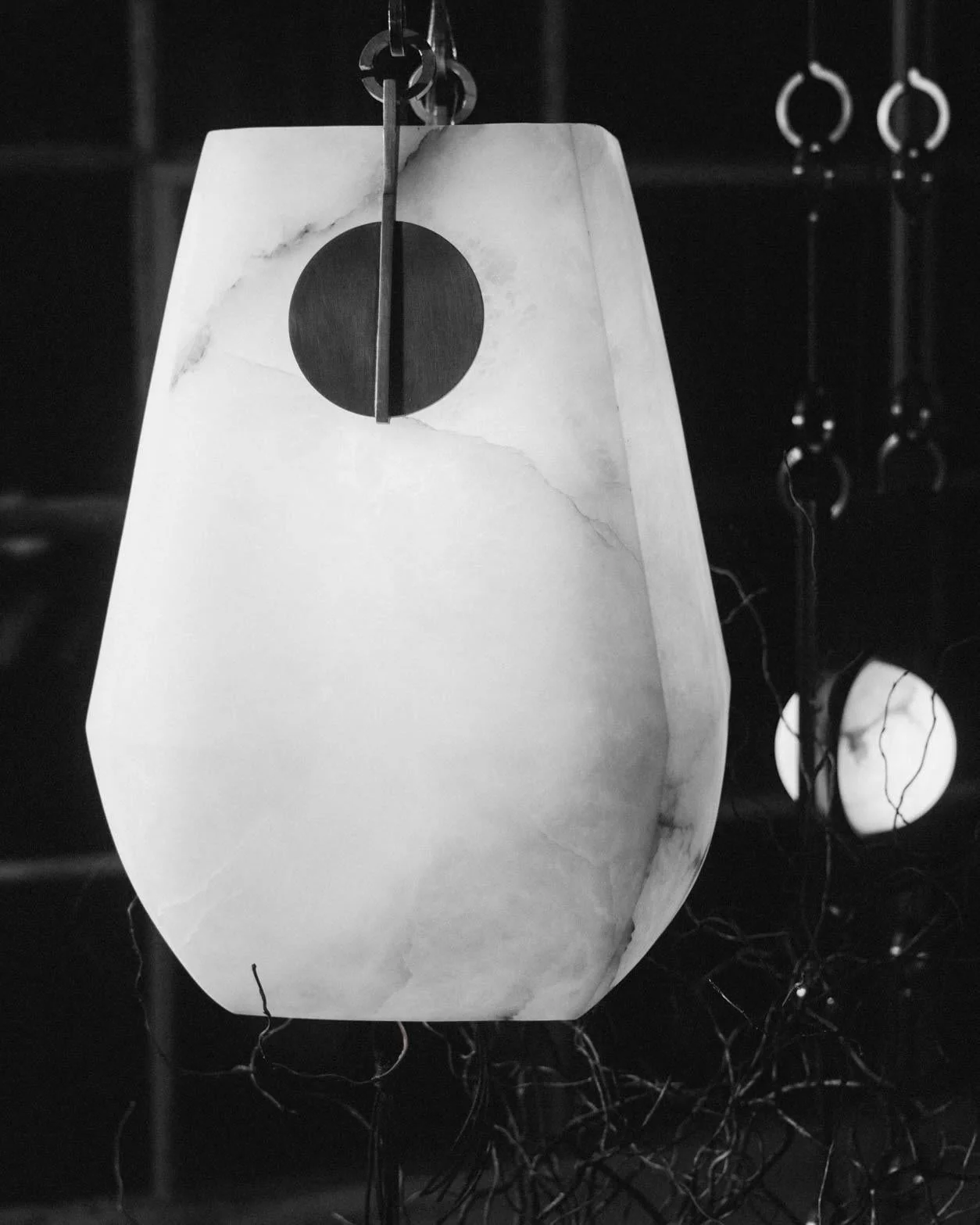 Alabaster Kalathi Lantern Pendant - Image 5