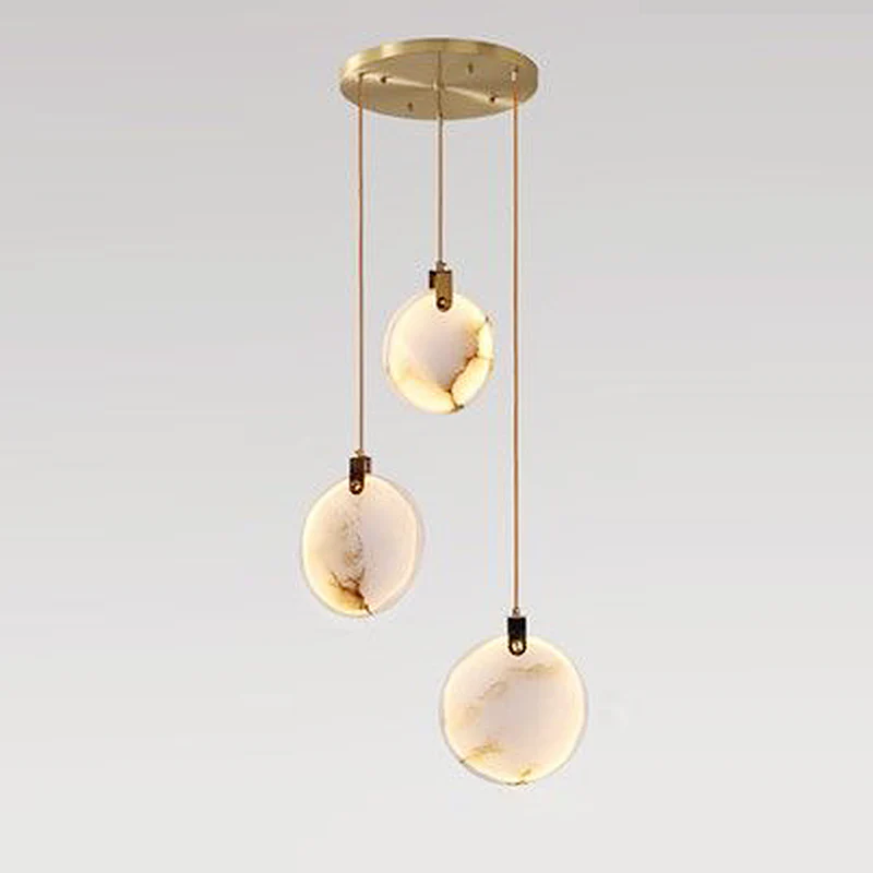 Alabaster Long Staircase Chandelier 5 styles - Image 9