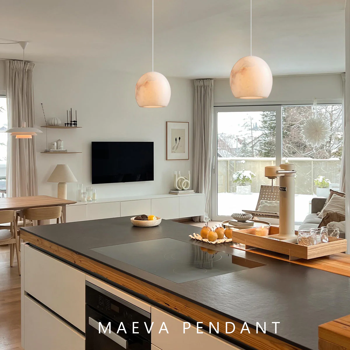 Alabaster Maeva Pendant - Image 6