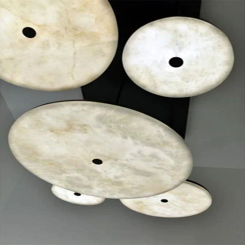Alabaster Mini Round Pendant Light - Image 4