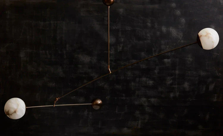 Alabaster Mobile Chandelier - Image 3