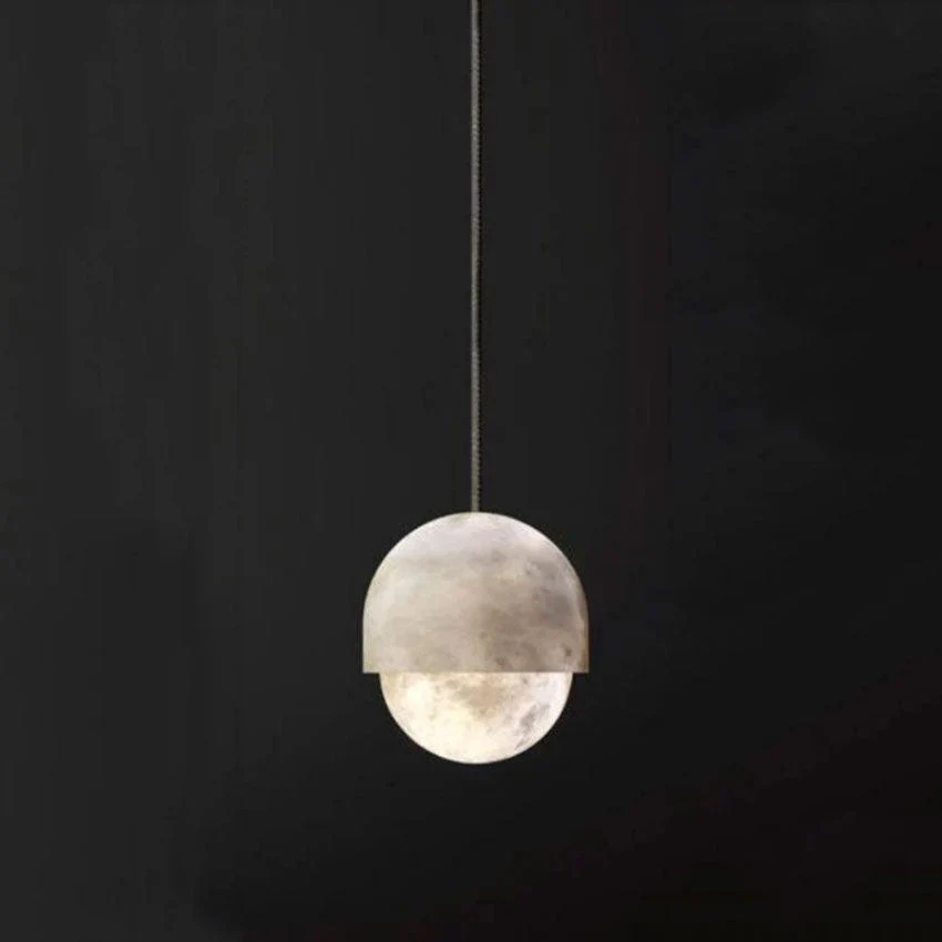 Alabaster Moonlight Pendant - Image 3