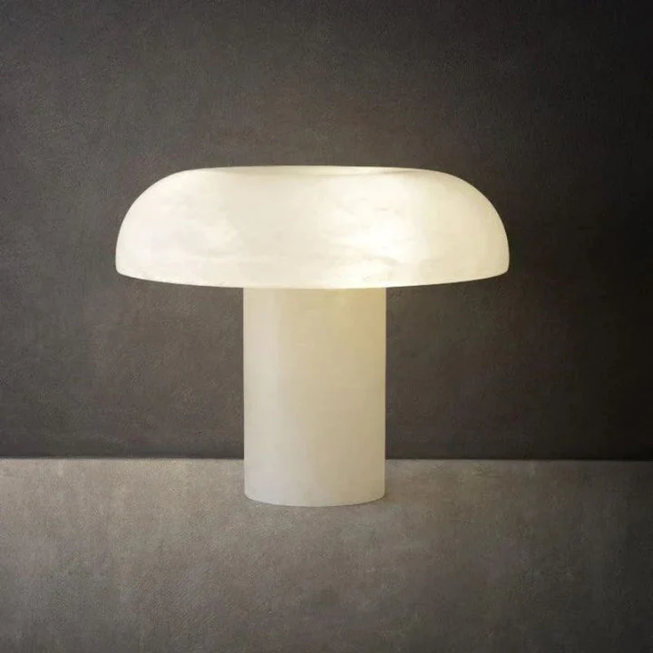 Alabaster Mushroom Shape Table Lamp - Image 2