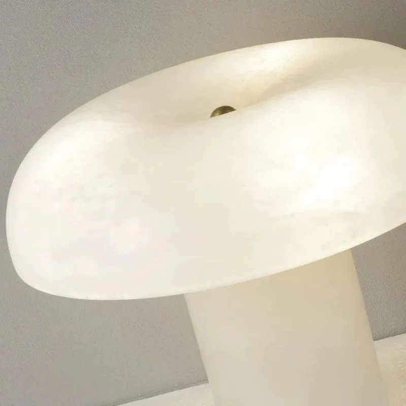 Alabaster Mushroom Shape Table Lamp - Image 4