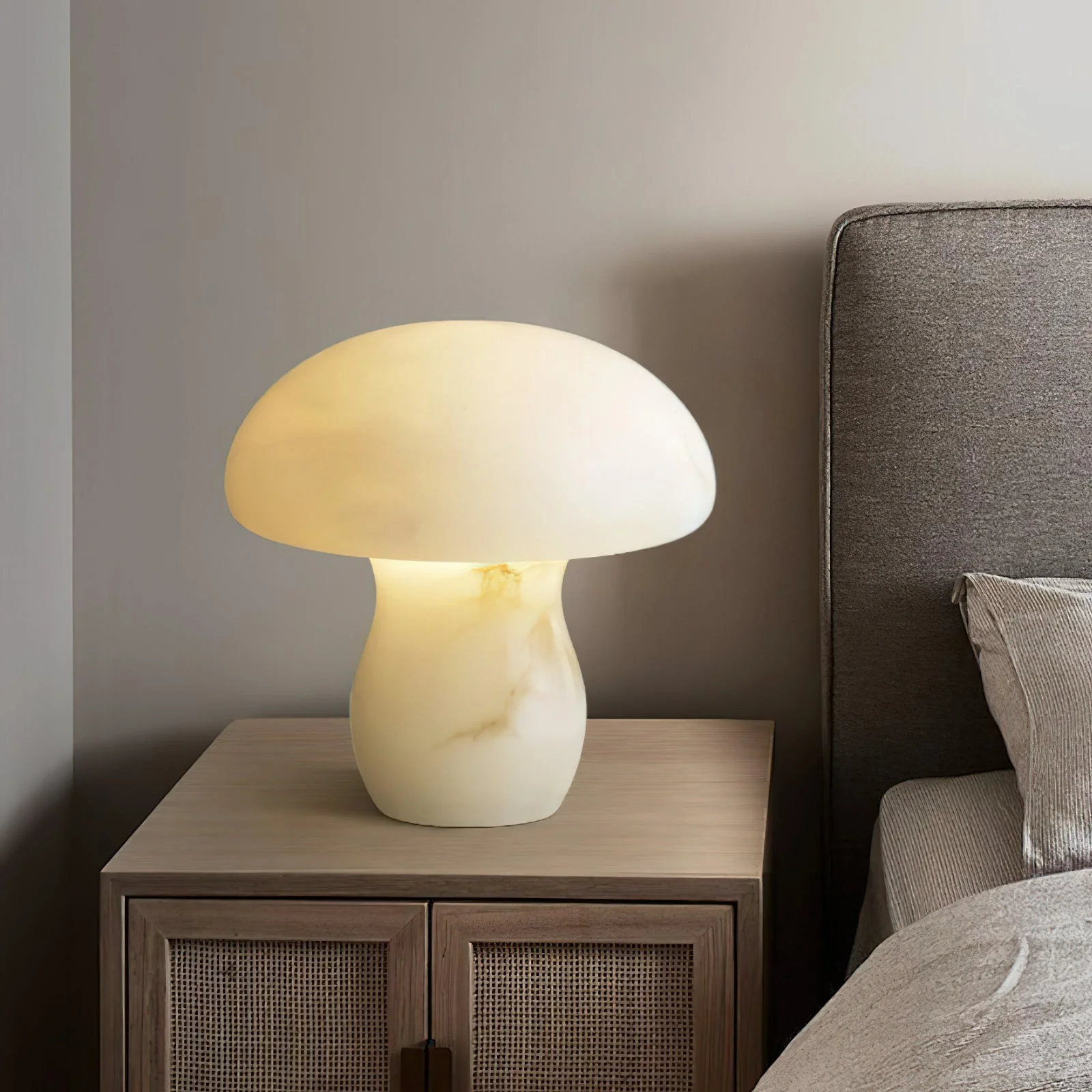 Alabaster Mushroom Table Lamp - Image 10