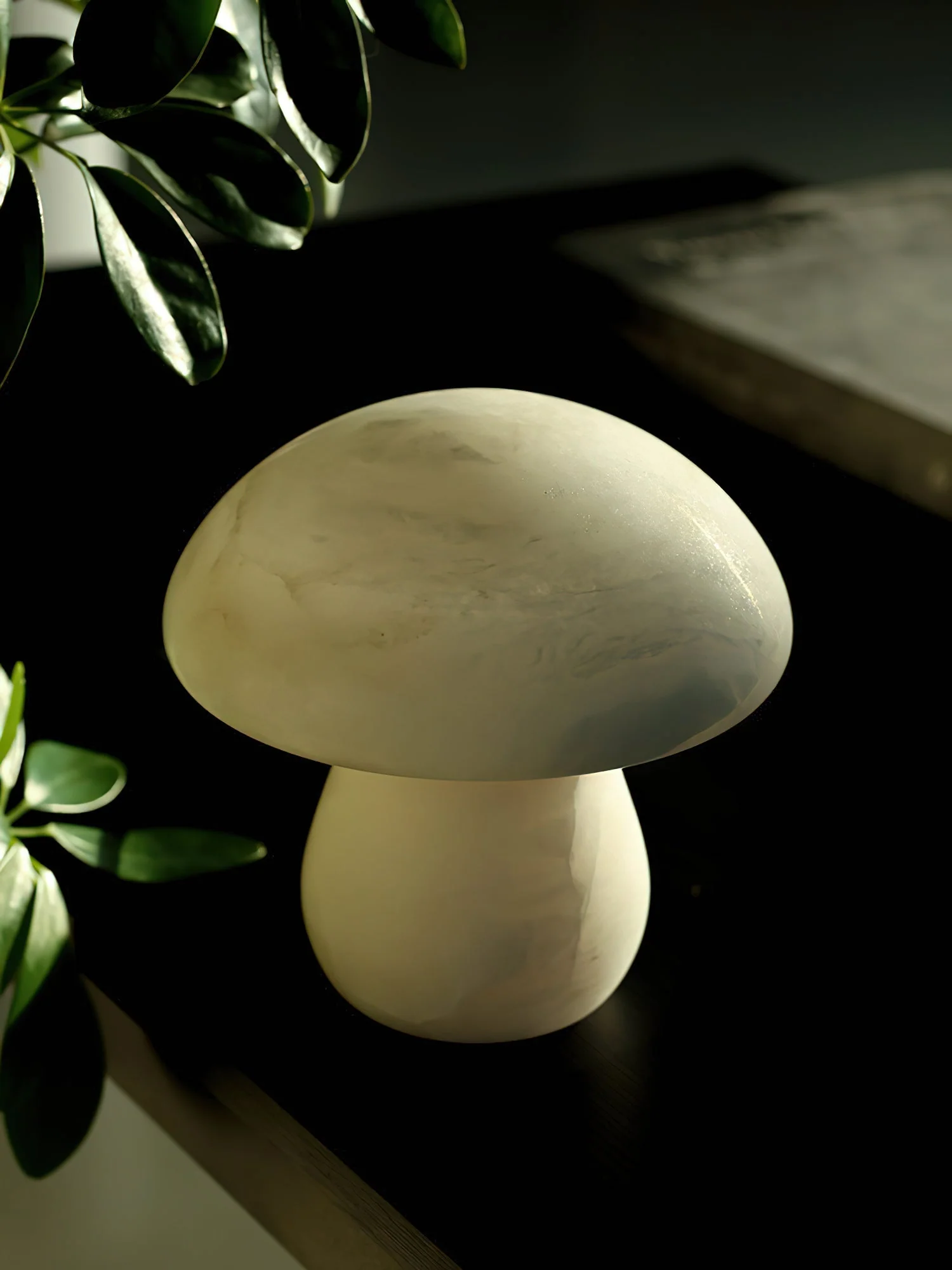 Alabaster Mushroom Table Lamp - Image 9