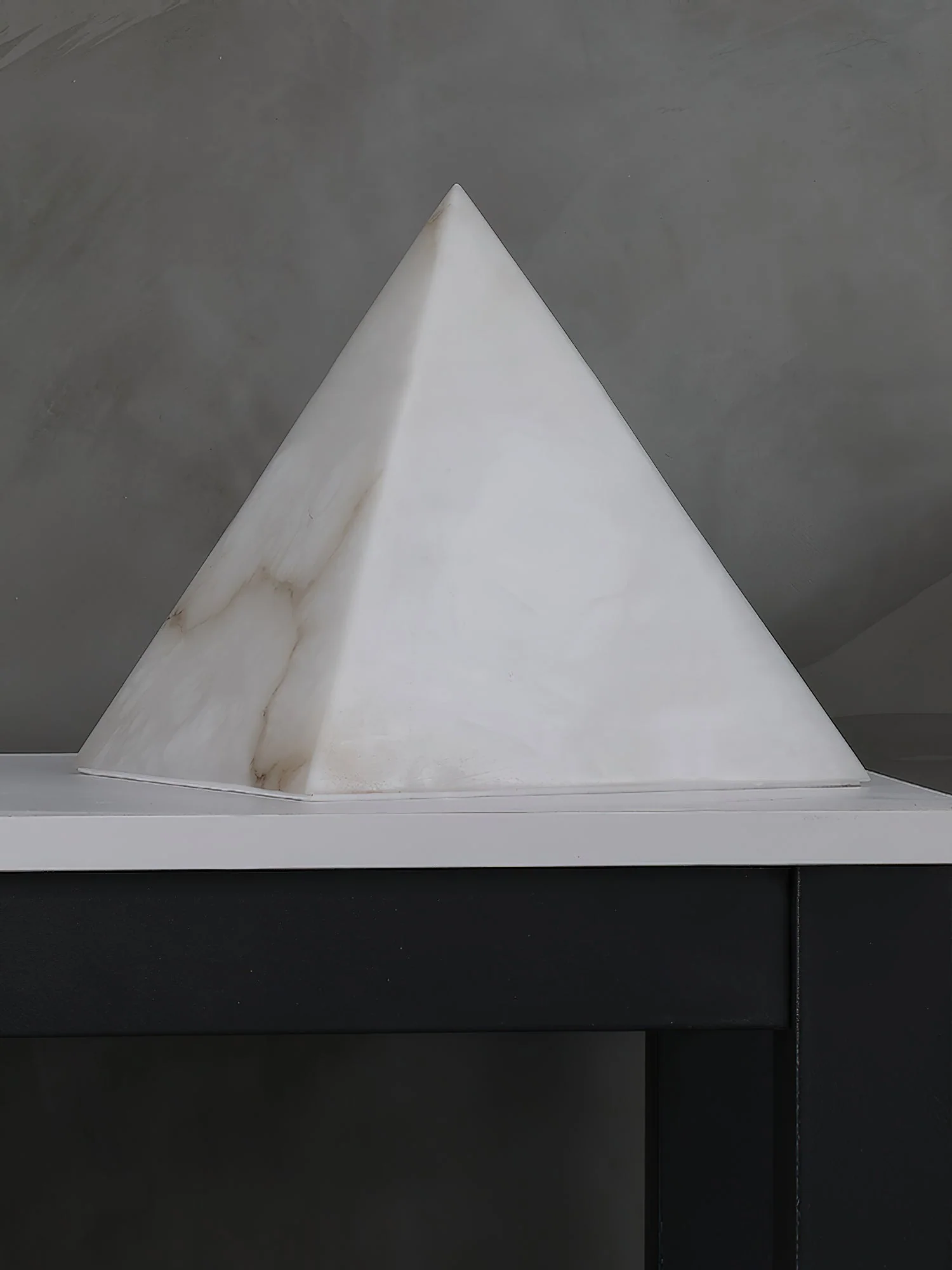 Alabaster Pyramid Table Lamp - Image 11
