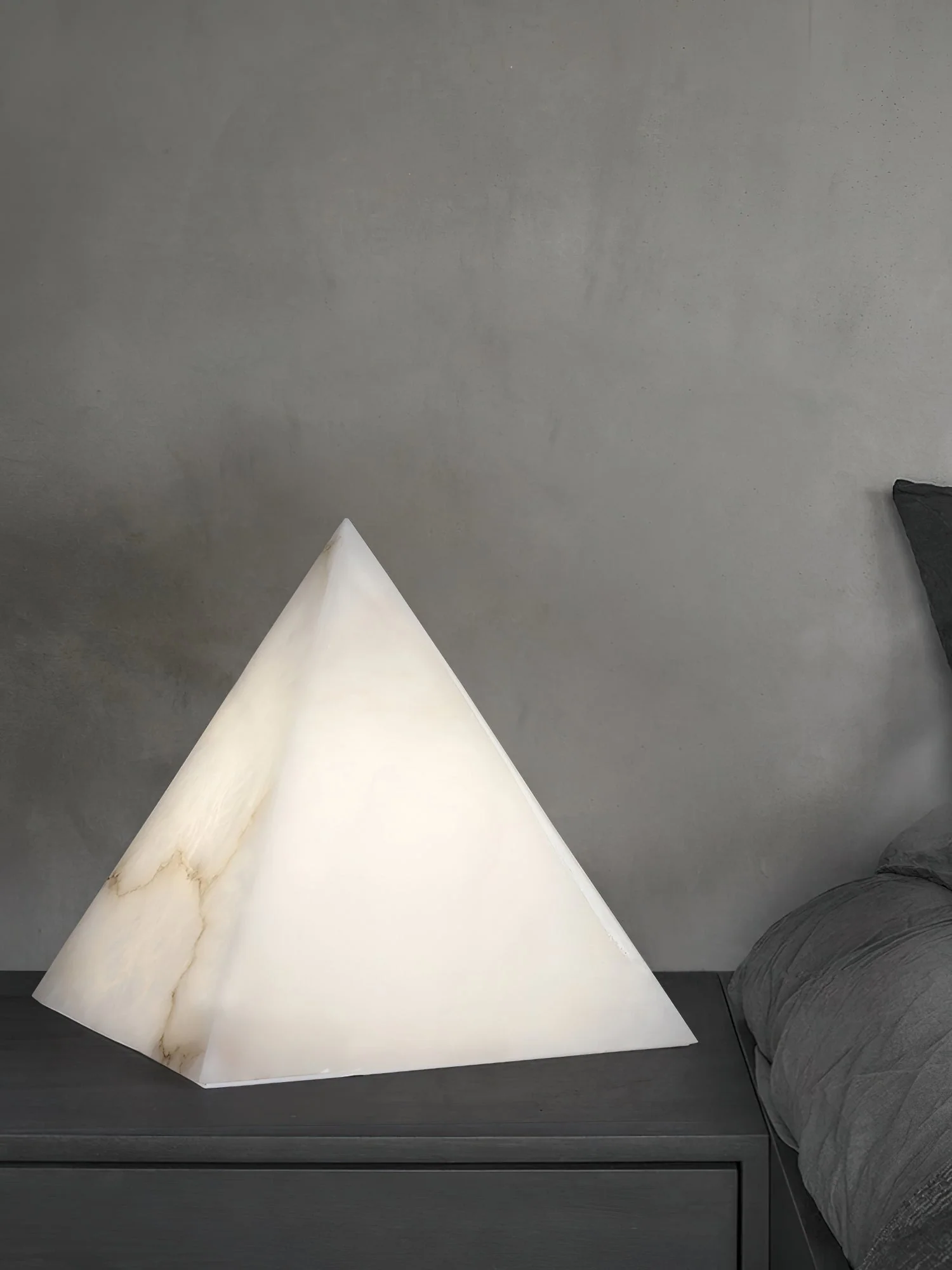 Alabaster Pyramid Table Lamp - Image 15