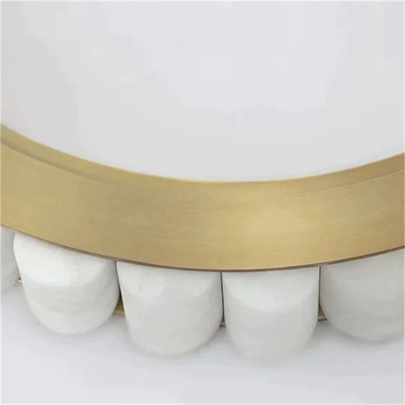 Alabaster Ring Chandelier - Image 6