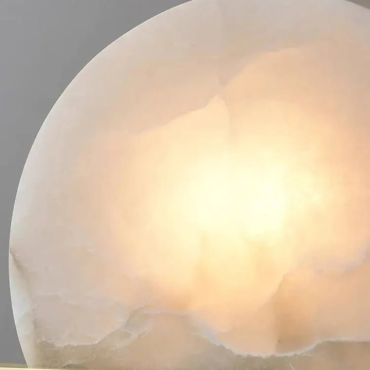 Alabaster Round Wall Lights - Image 4