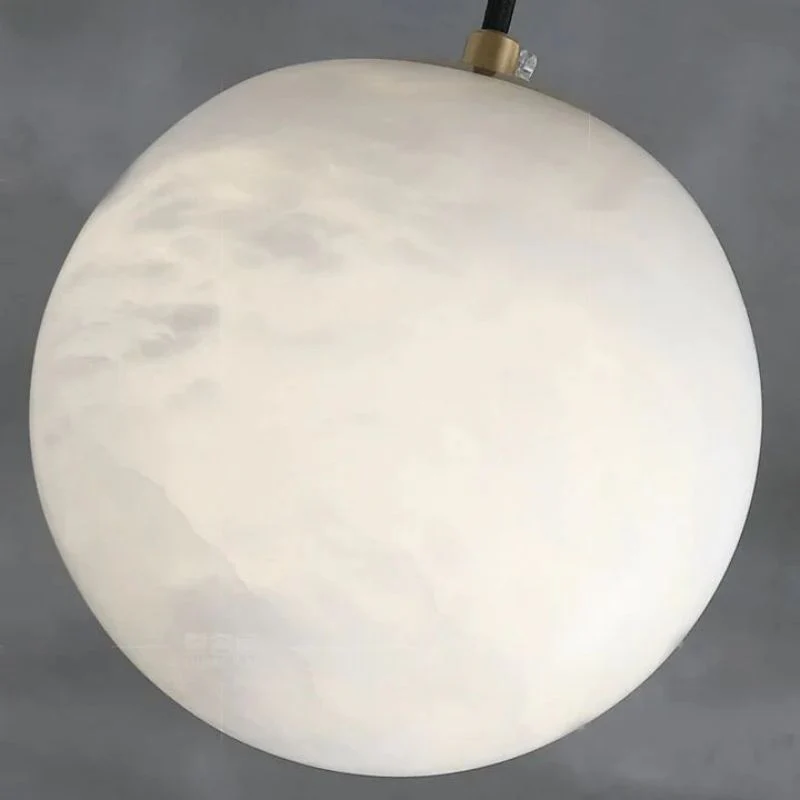 Alabaster Spherical Pendant Light - Image 9