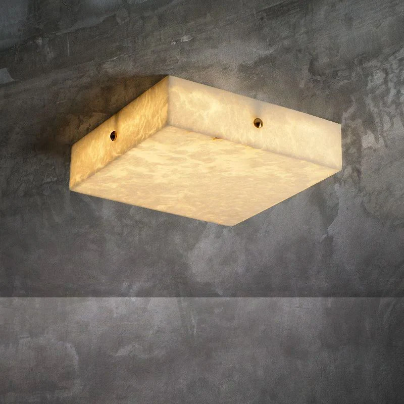 Alabaster Square Flushmount  15.8"L 19.7"L - Image 2