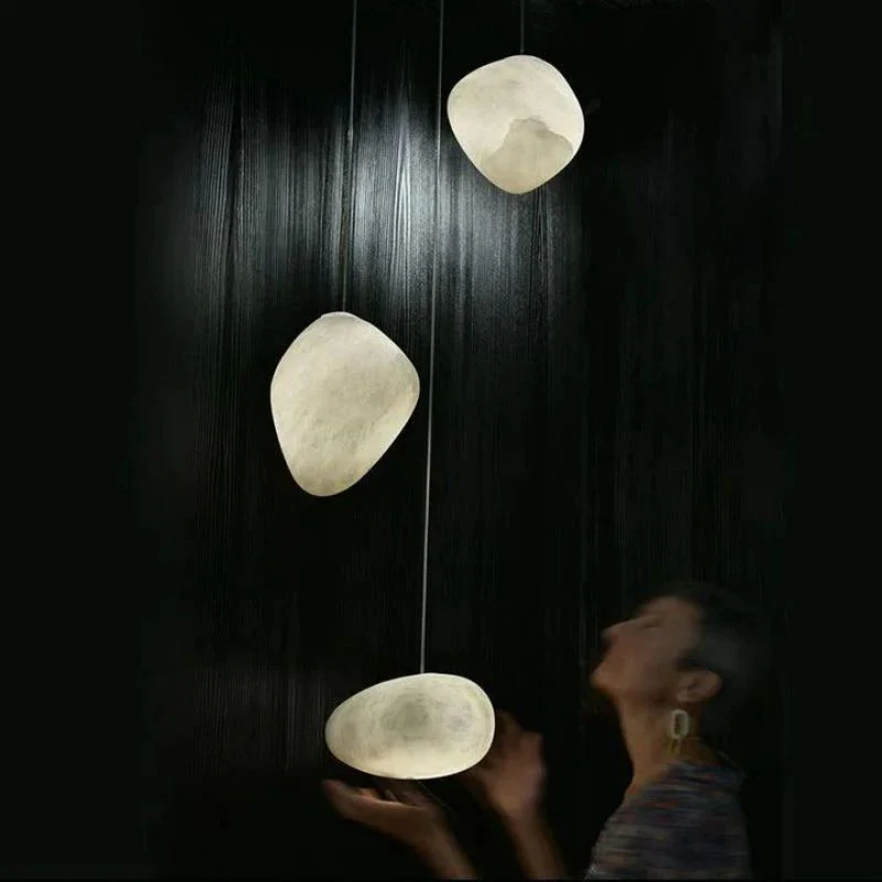 Alabaster Stone Pendant 4 sizes - Image 2