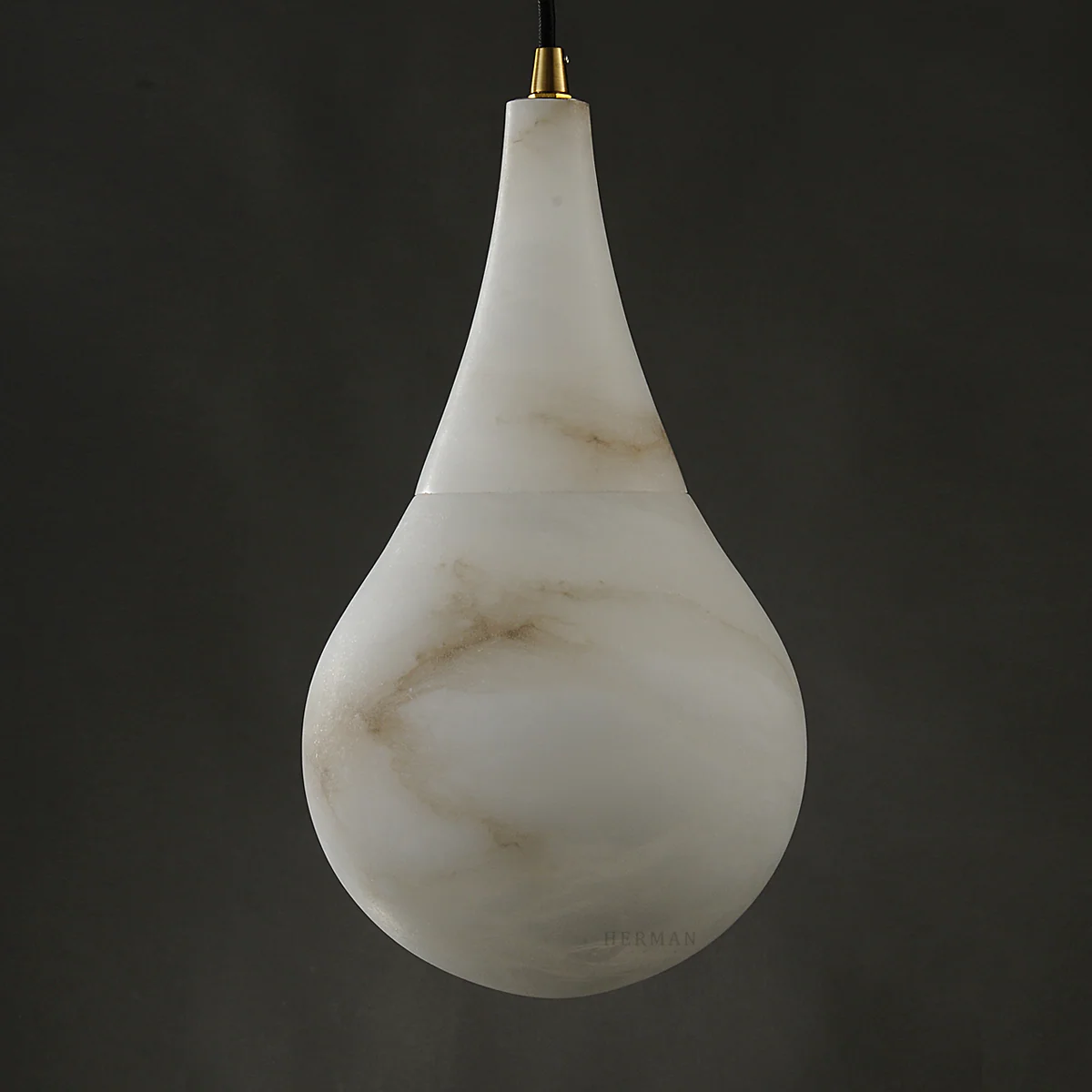 Alabaster Teardrop Single Pendant - Image 17