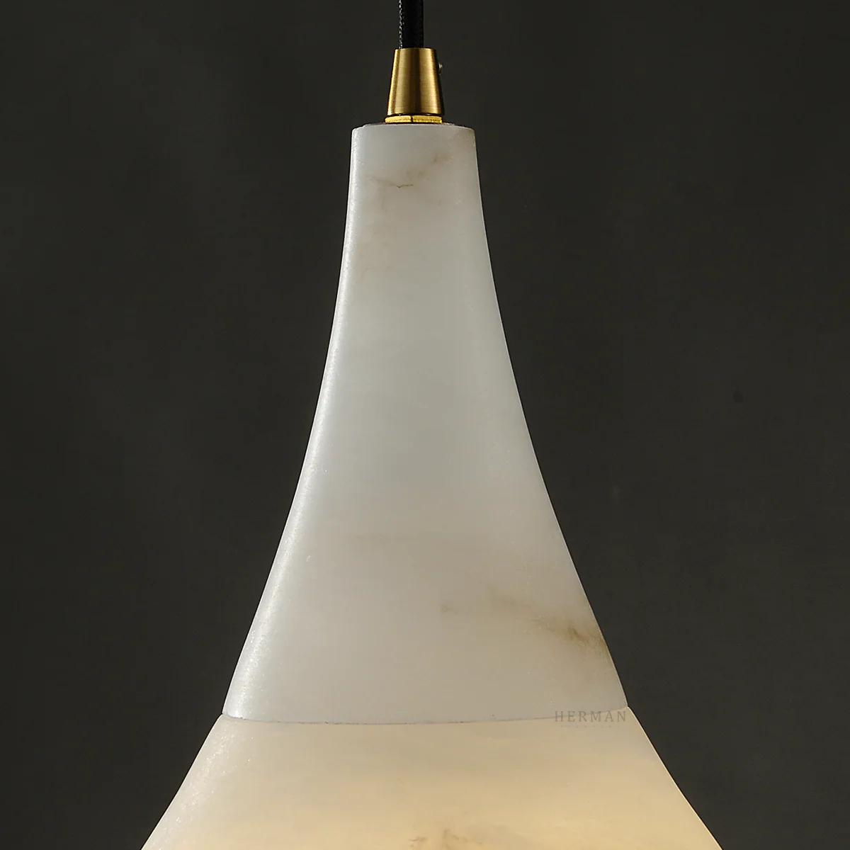 Alabaster Teardrop Single Pendant - Image 18