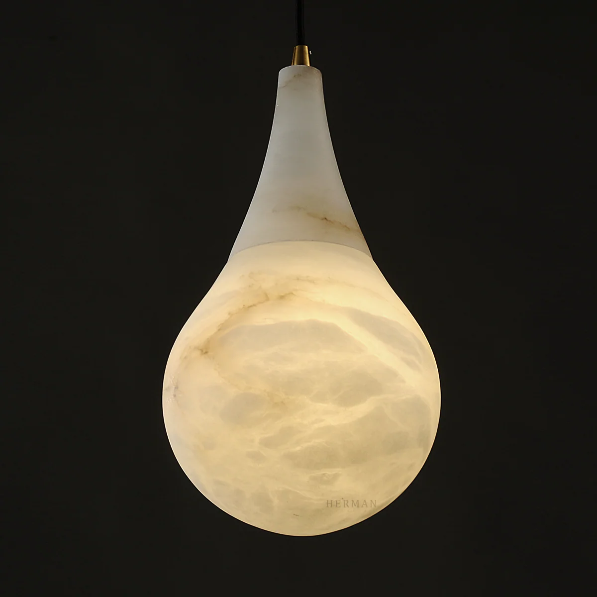 Alabaster Teardrop Single Pendant - Image 22