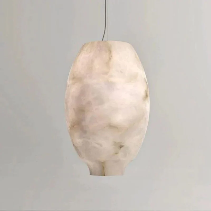 Alabaster Vase Pendant - Image 2