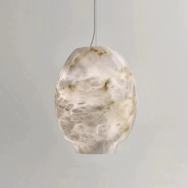 Alabaster Vase Pendant - Image 3