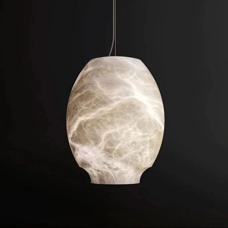 Alabaster Vase Pendant - Image 4