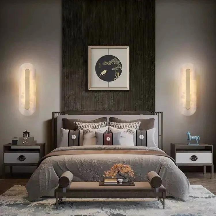 Alabaster Wall Lights Fixture - Image 2