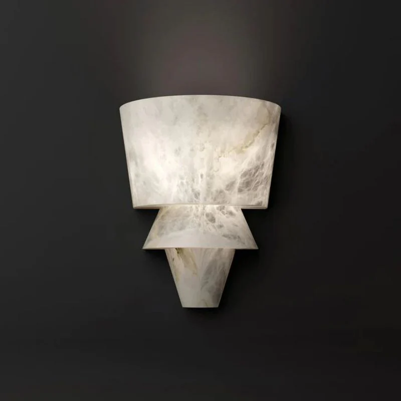 Alabaster Wall Sconce 12” - Image 2