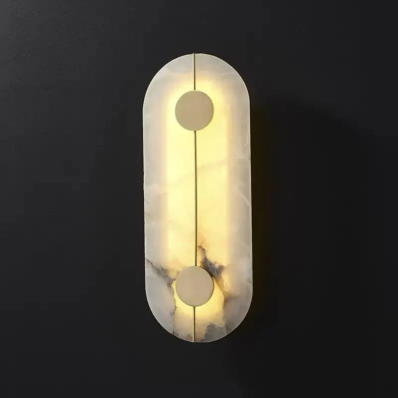 Alabaster Wall Sconce For Bedroom - Image 12