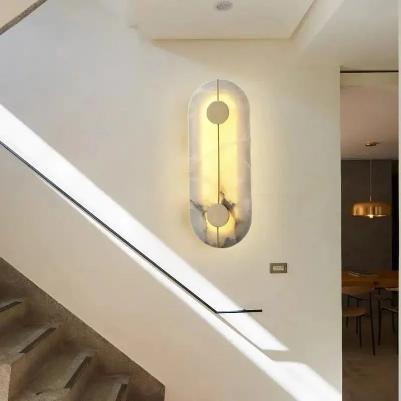 Alabaster Wall Sconce For Bedroom - Image 7