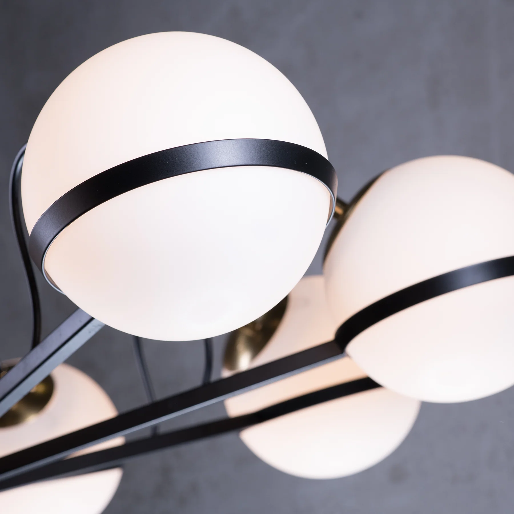 Alba Milk Glass Globe Chandelier - Image 10