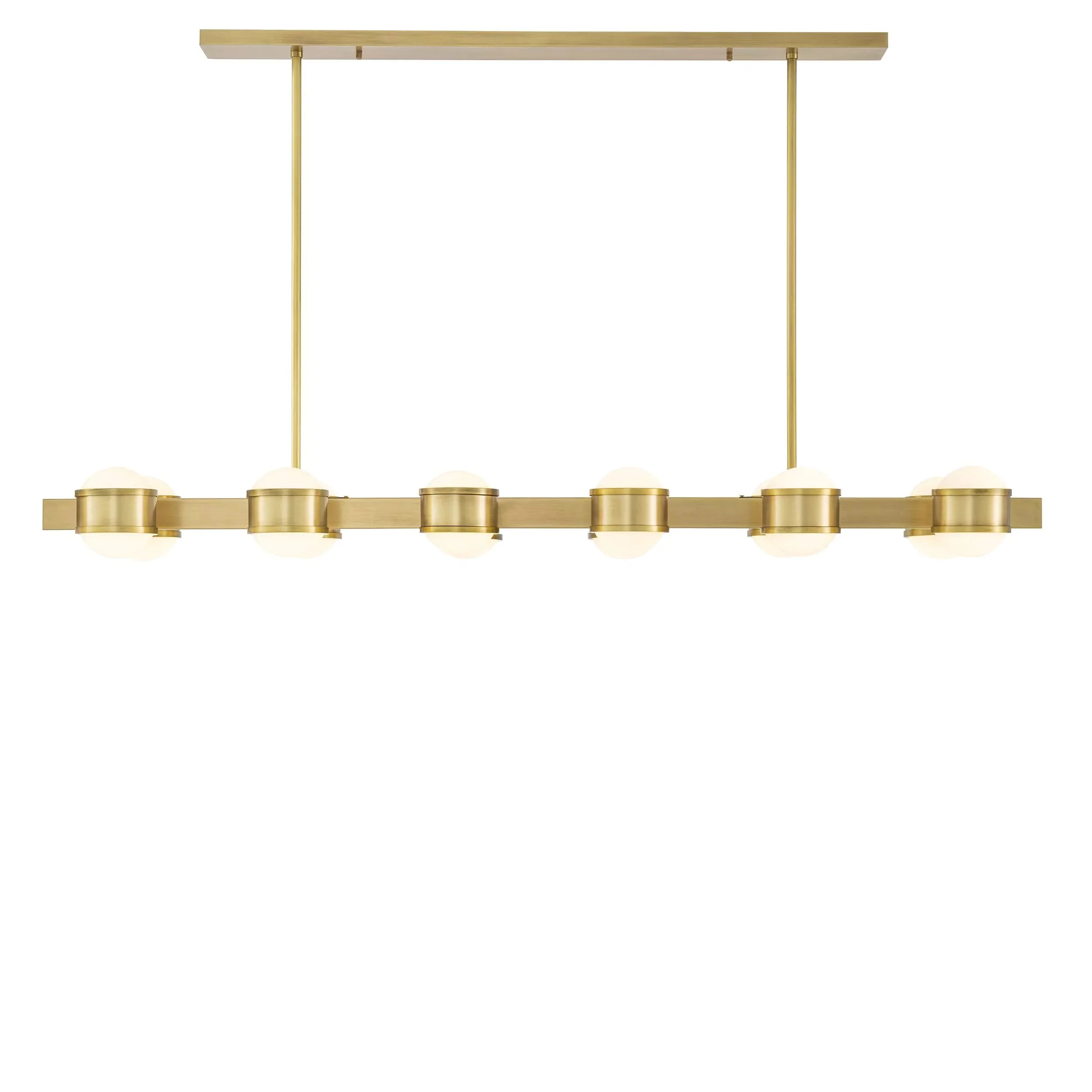 Aldo Modern Brass Chandelier - Image 3
