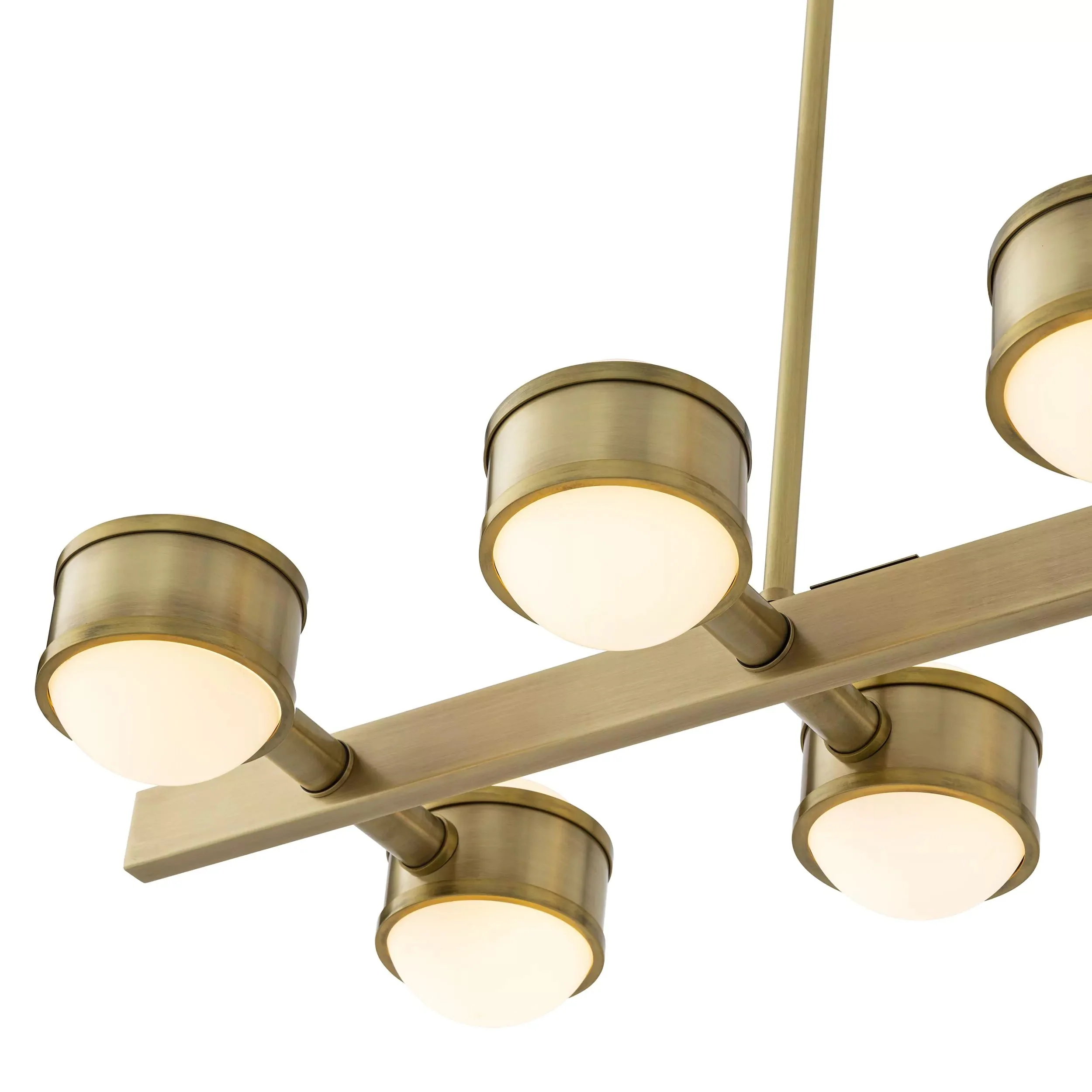 Aldo Modern Brass Chandelier - Image 4
