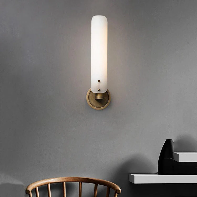 Ale White Shade Wall Sconce 16"H - Image 2