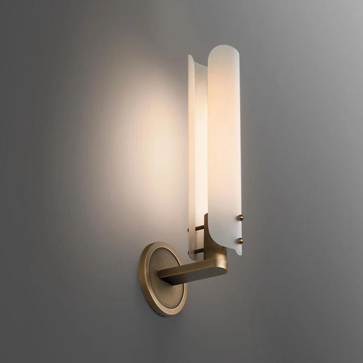 Ale White Shade Wall Sconce 16"H - Image 4