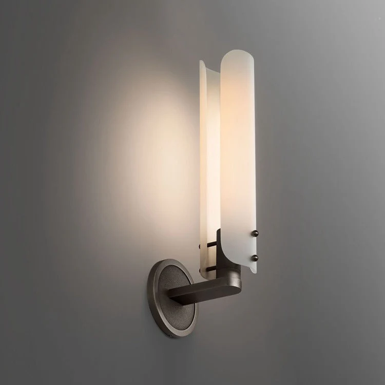 Ale White Shade Wall Sconce 16"H - Image 7