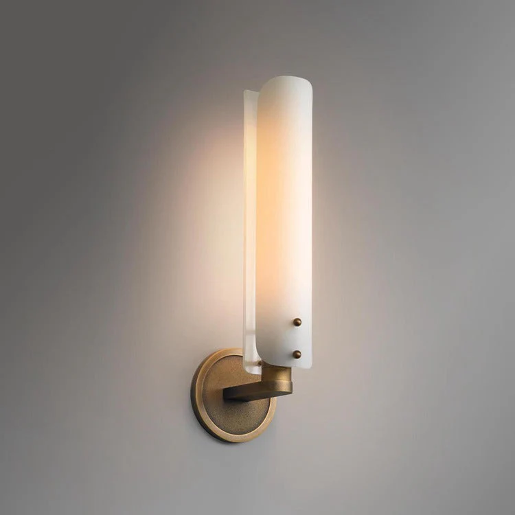 Ale White Shade Wall Sconce 16"H - Image 9