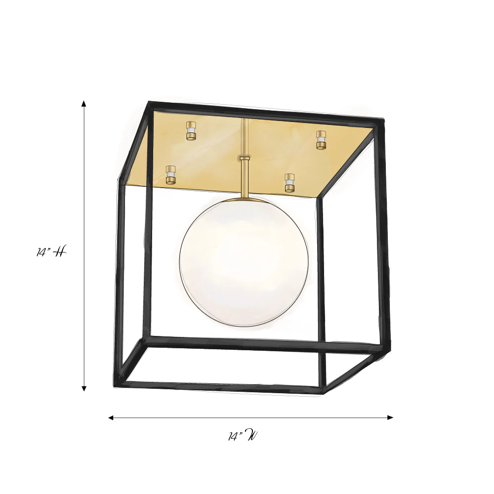 Allister Geometric Globe Ceiling Light - Image 6
