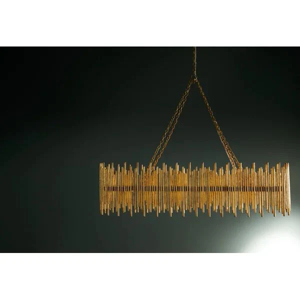 Althely 10 Lights Rectangle Pendant Chandelier - Image 11