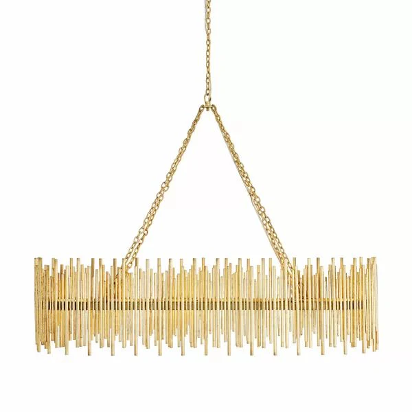 Althely 10 Lights Rectangle Pendant Chandelier - Image 9