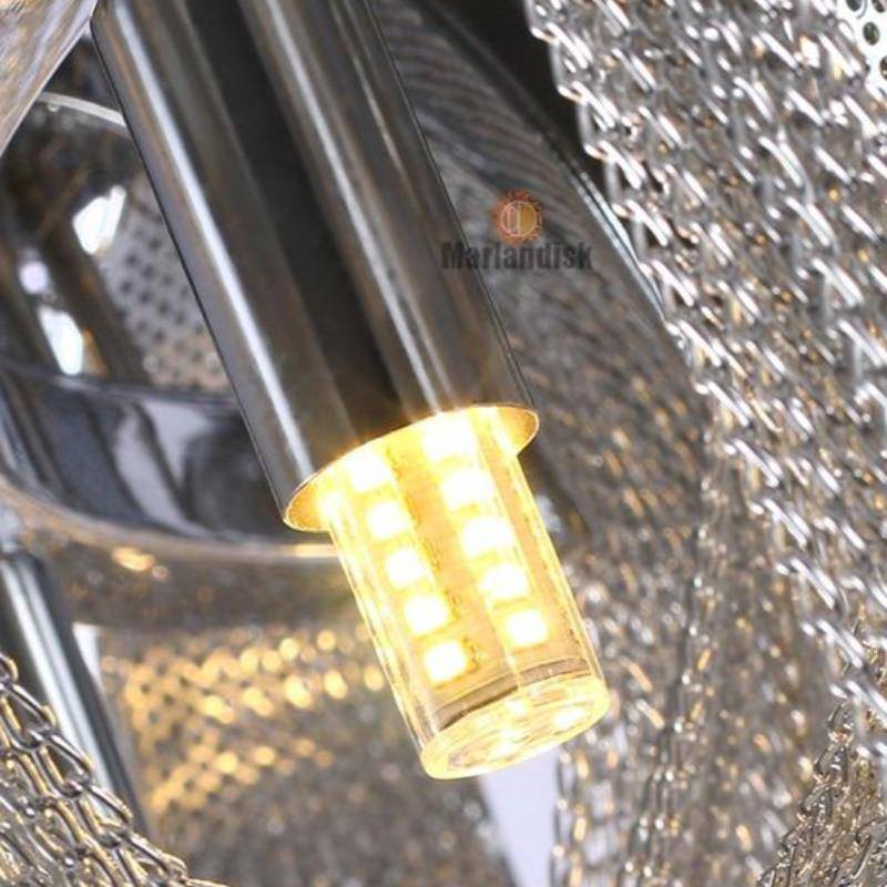 Cadena Aluminum Chain Tassel Chandelier - Image 8