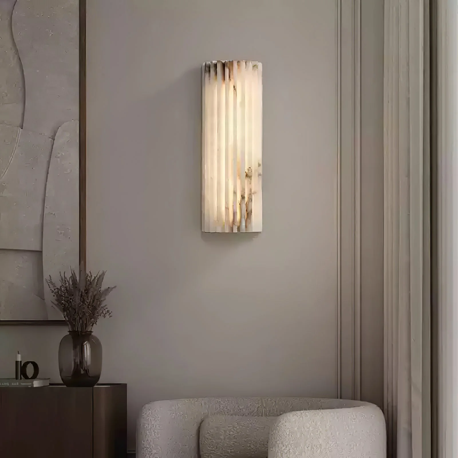 Alvia Alabaster Wall Light - Image 13